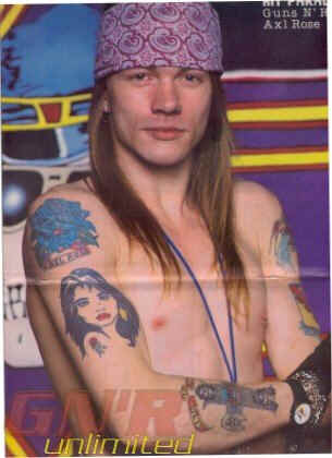 Axl Rose Right Arm