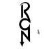 The name Ron designed in a symbolic way..