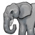 elephant profile..