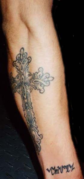 Cross Tattoos Forearm