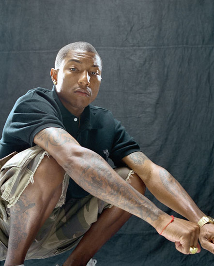 Celebrity Tattoos - N.E.R.D. - Shay Right Arm and Leg