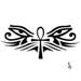 Ankh design with the eyes of horus on either side