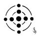 Logo esque, symbol design of an alien crop circle..