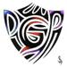 Tribal design for the intials DGP.  