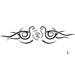 Tribal design with the chinese symbol for love in the centre ..