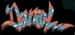 Confederate flag incorporated into graffiti tag style lettering of name Daniel..