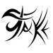 The name Jake written in tribal