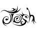 The name Josh written in tribal