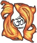 koi with ohm symbol