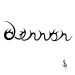 The name Lennon written in tribal..