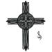 Black and grey medieval cross