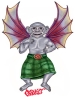 Monkey in Kilt with Wings