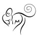Simple design of a monkey.  The name Jim and a heart is also worked into this simple and stylish des..