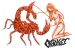 Scorpion with female in bondage