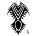 Large Tribal Bird..