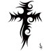 Tribal cross design..