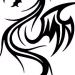 Tribal dragon design..