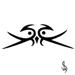 Symbolic design of a bird..