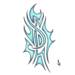 Tribal design for the intials WDH