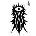 Symbol tribal design drawn all in black