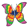 tie dyed butterfly..