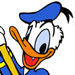 donald duck with key..