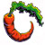 twisted carrot vegan pride tattoo