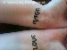 Zoeys Rage and Love on wrists