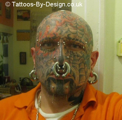 FACE AND HEAD TATTOOS EVERYWHERE