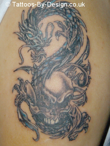 Marks Dragon tattoo Done by Race