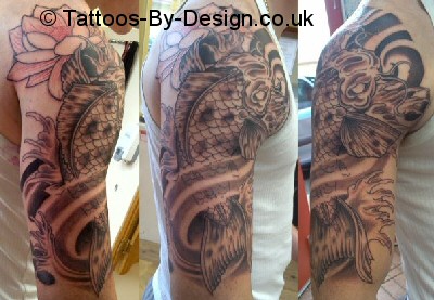 koi half sleeve