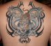 Dragons, skull, and tiger