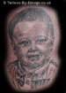 Portrait of customers son