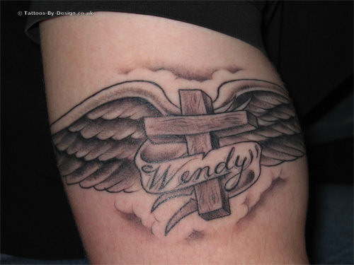 Cross Tattoos Angel Wings