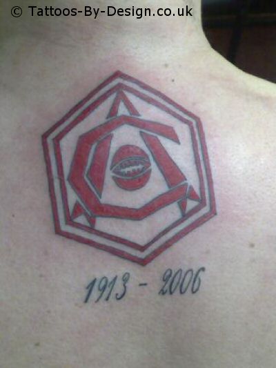 Arsenal FC 1930's crest Tattoo