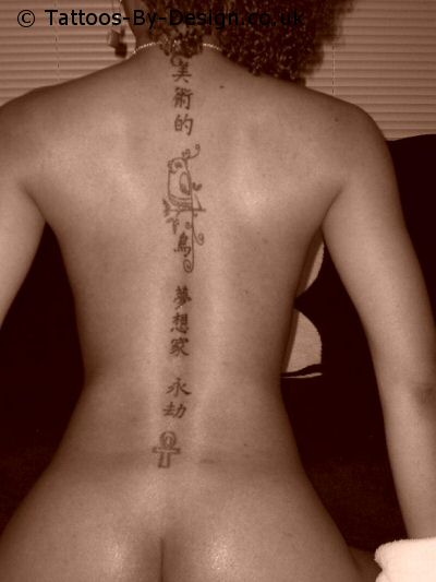 spine tattoos quotes