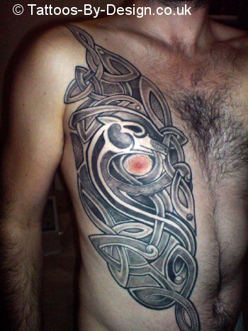 Celtic Half Chest Plate Finished