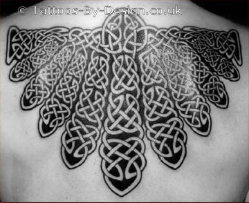 Celtic back piece