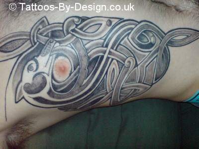 Celtic half chest piece