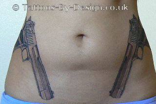 Desert Eagle .357 Tattoo