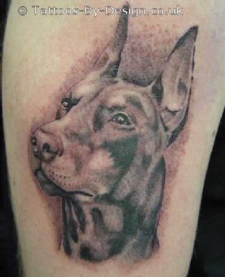 dog tag tattoos. Looking for a doberman tattoo?