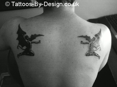 Black Sabbath Fallen Angel Tattoo Black Sabbath Logo Done By