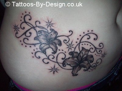 Tattoos Designs Flowers. Tattoo Designs Stomach