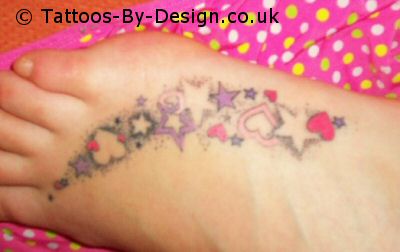 Name Tattoo On Foot