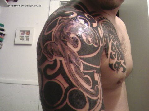 Half Sleeve Tattoos Japanese. Half Sleeve Tattoos And