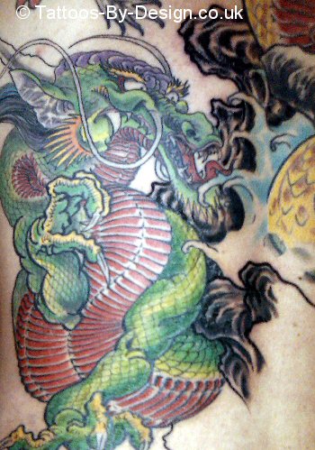 Lower back piece Dragon