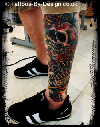 Tattoo of Mexican Skull Day of the Dead Tattoo of Mexican Skull Day of the Dead