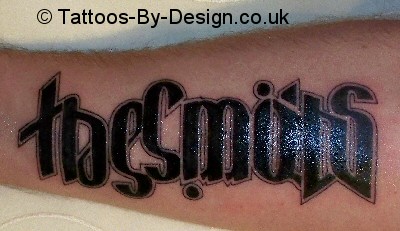 Morrissey/The Smiths ambigram