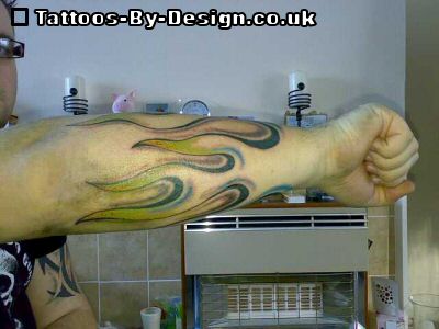 My Hot Rod Flame Half Sleeve