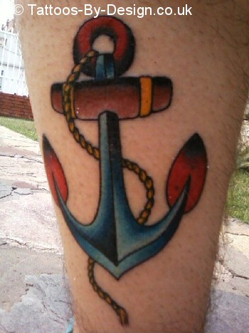 My anchor tattoo by ezzy_bls
